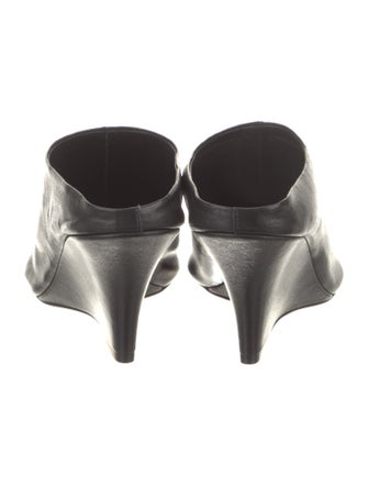 Khaite Leather Mules