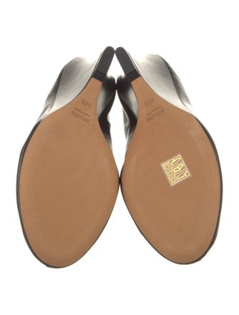 Khaite Leather Mules