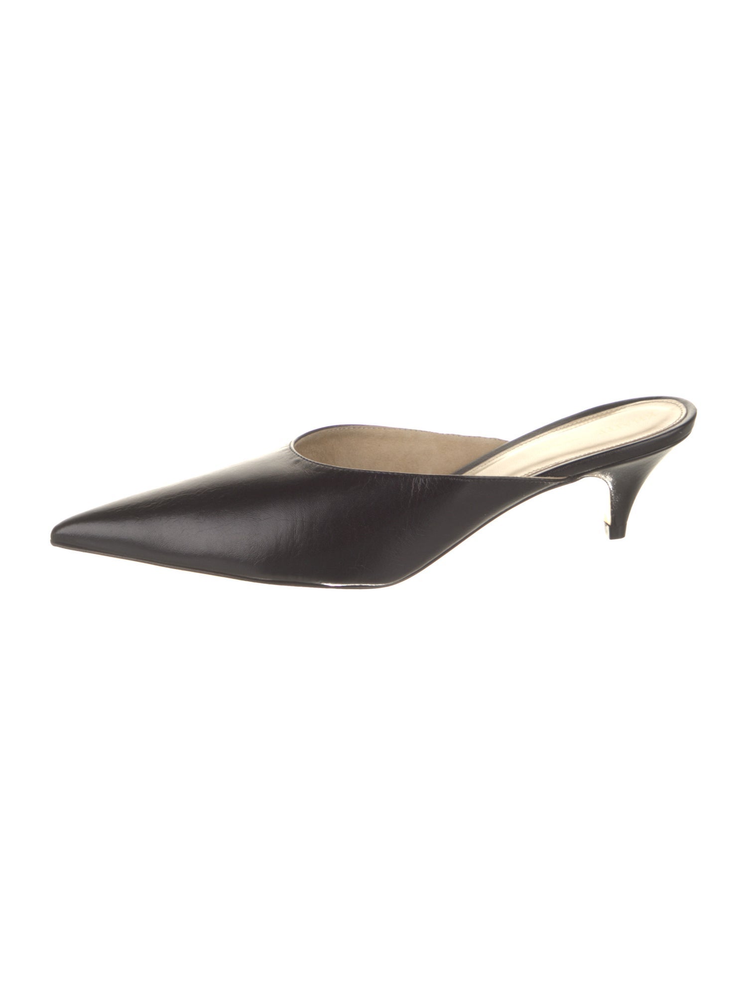 Khaite Leather Mules