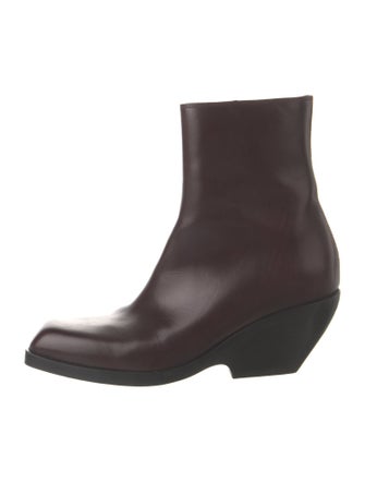 Khaite Leather Sock Boots
