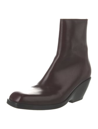 Khaite Leather Sock Boots