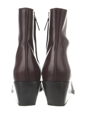 Khaite Leather Sock Boots