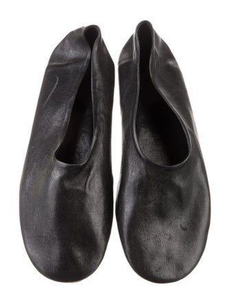 Khaite Leather Ballet Flats