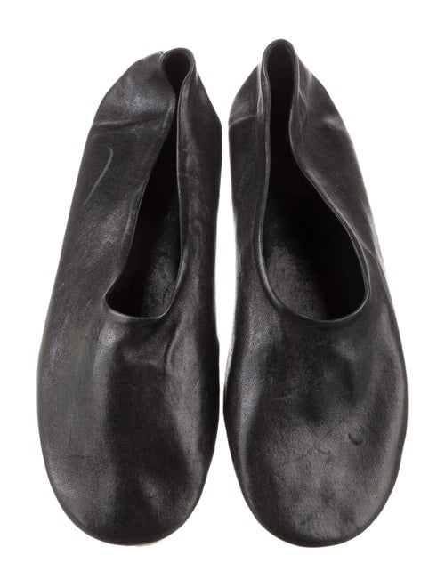 Khaite Leather Ballet Flats