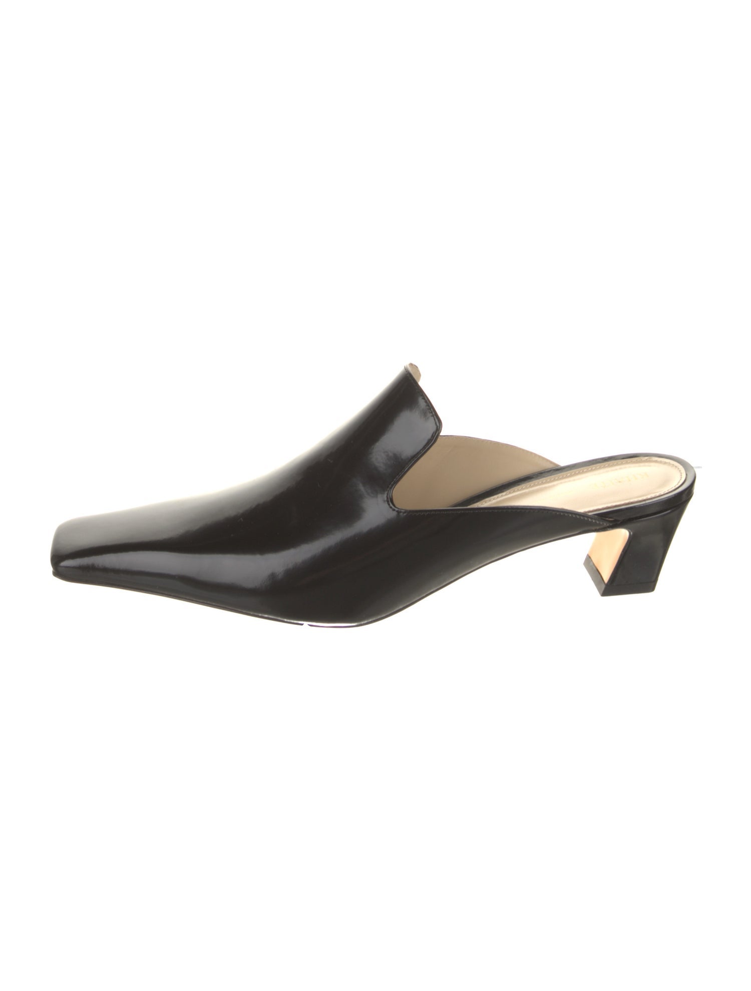 Khaite Patent Leather Mules