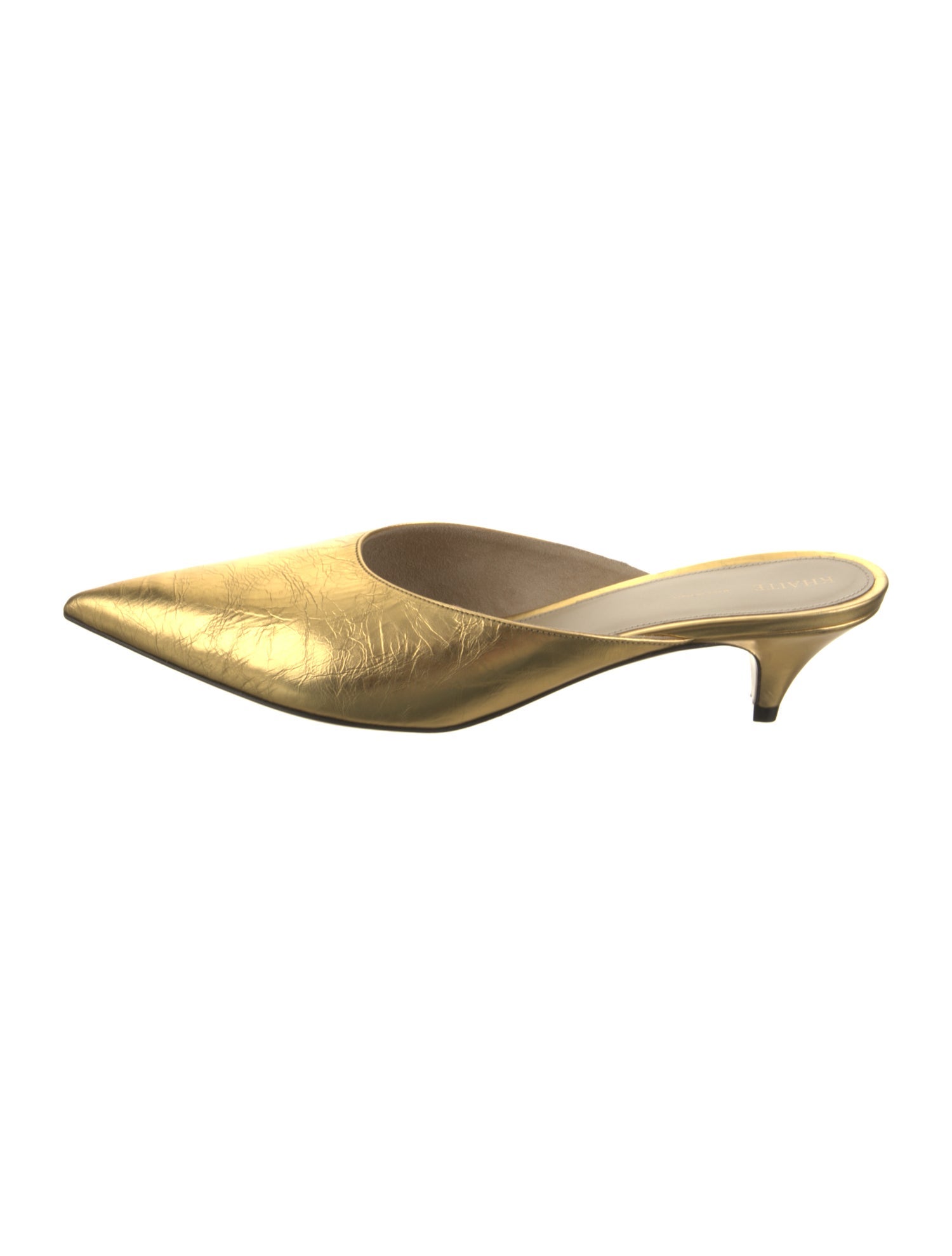 Khaite Leather Mules