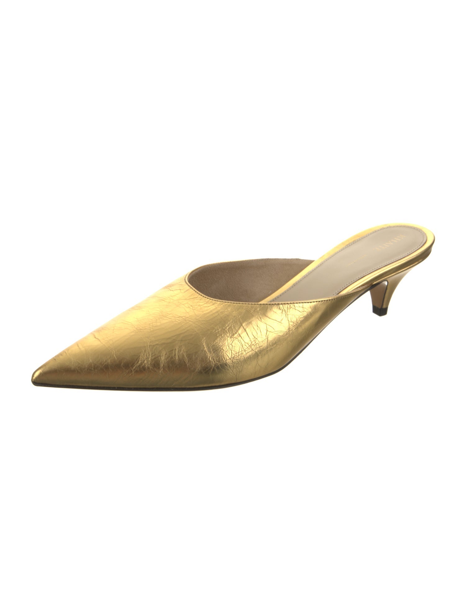 Khaite Leather Mules