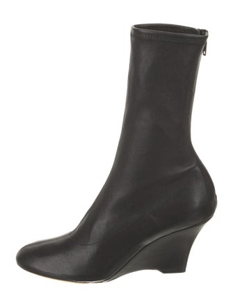 Khaite Leather Sock Boots