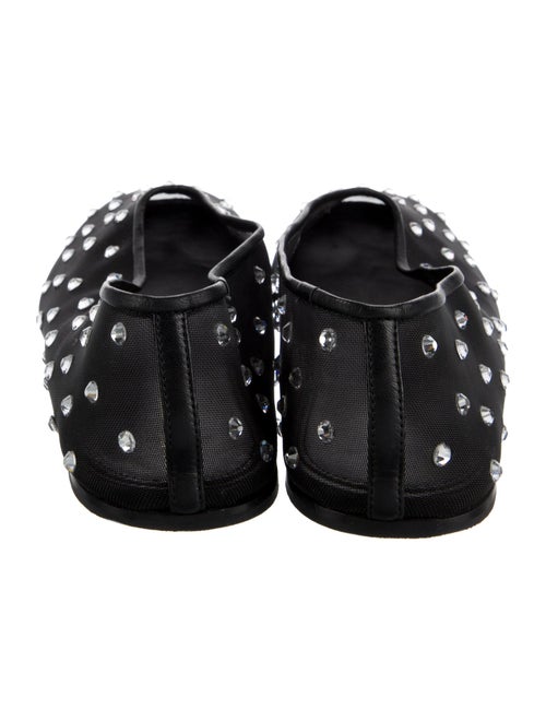 Khaite Mesh Crystal Embellishments Flats