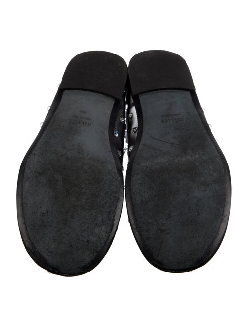 Khaite Mesh Crystal Embellishments Flats