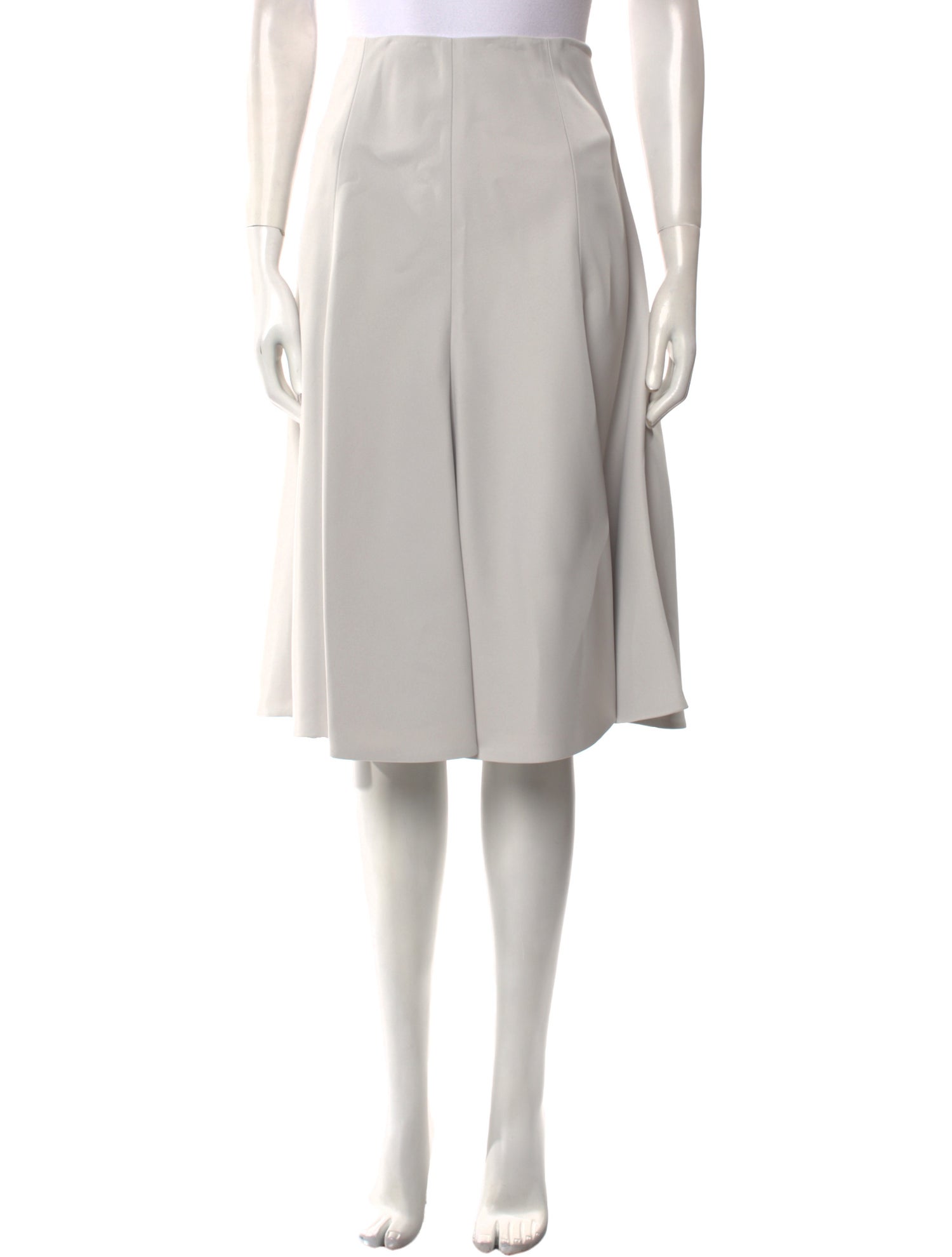 Khaite Pleated Accents Knee-Length Skirt w/ Tags