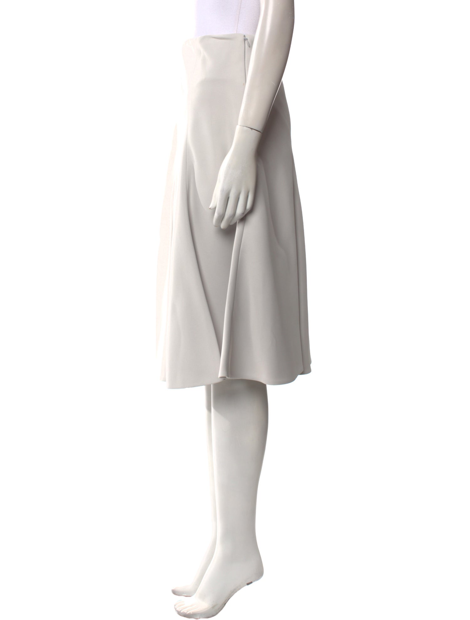 Khaite Pleated Accents Knee-Length Skirt w/ Tags