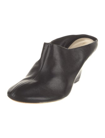 Khaite Leather Mules