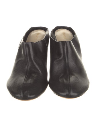 Khaite Leather Mules