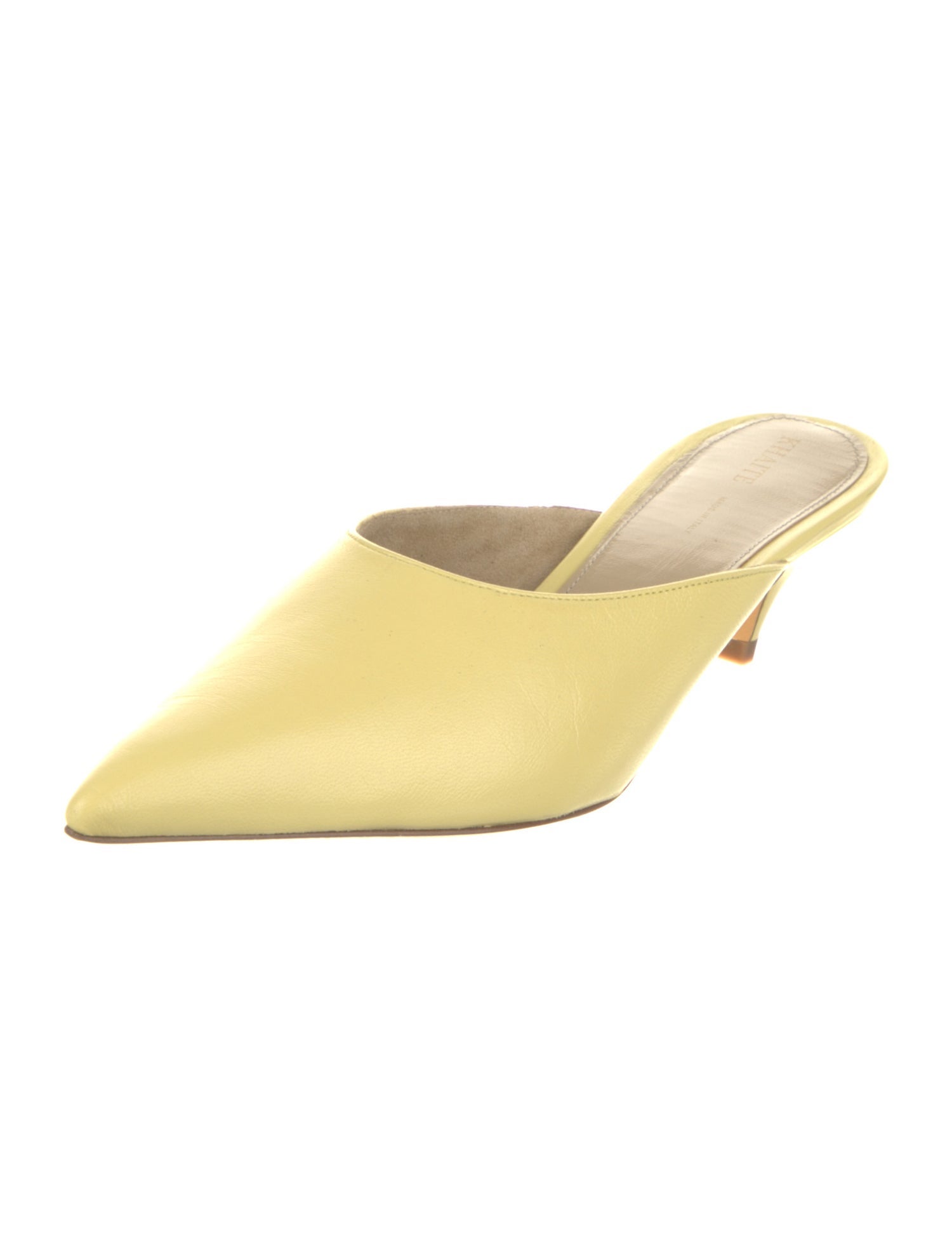 Khaite Leather Mules