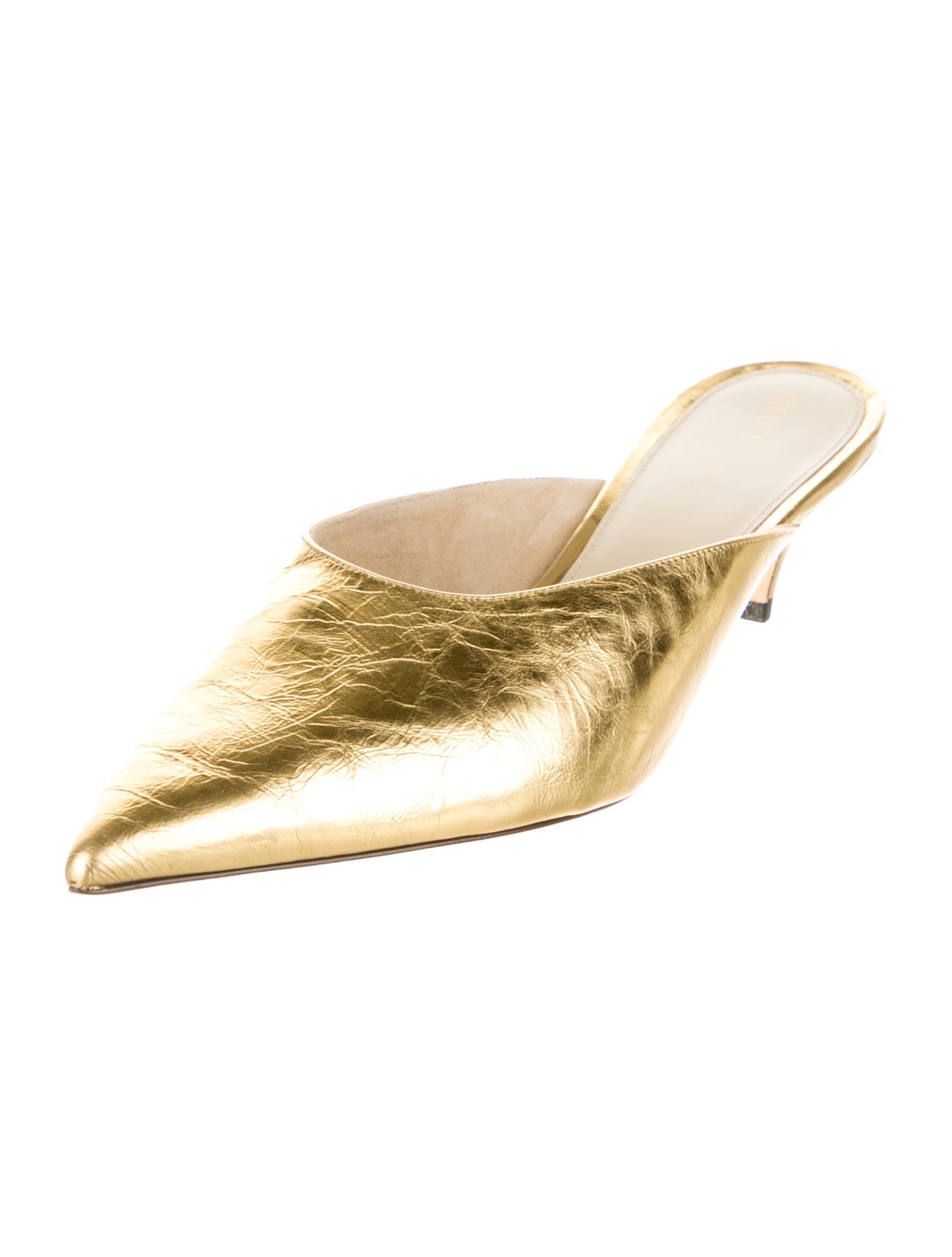 Khaite Leather Mules