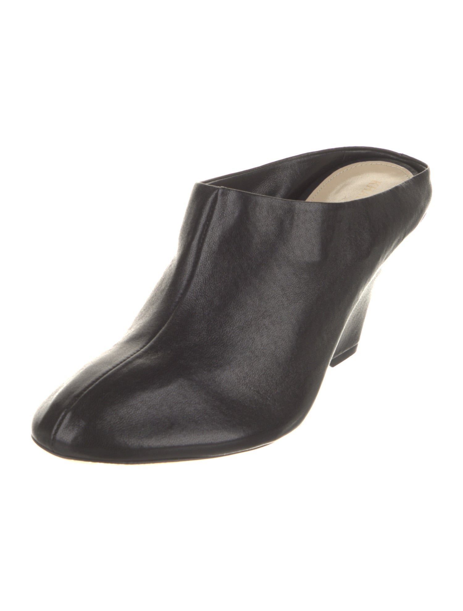 Khaite Leather Mules