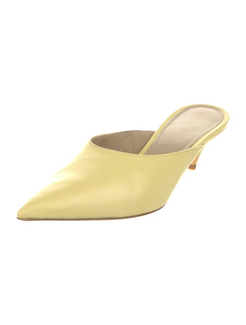 Khaite Leather Mules