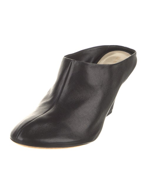 Khaite Leather Mules