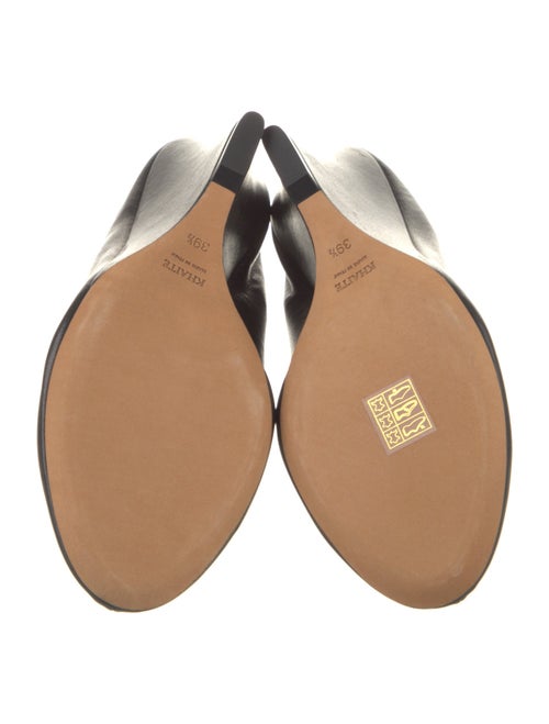 Khaite Leather Mules