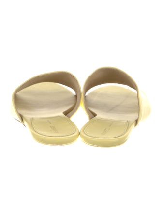 Khaite Leather Slides