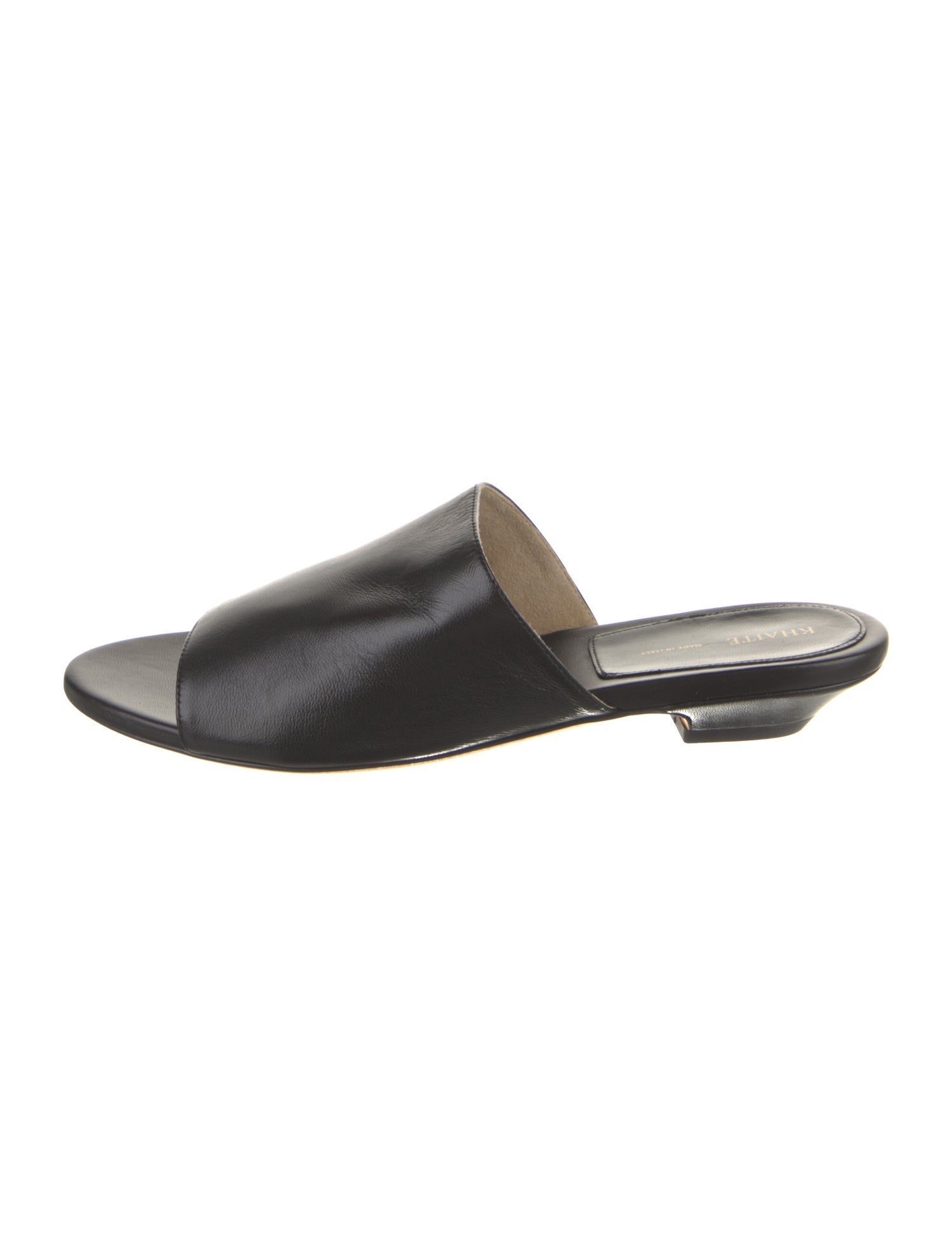 Khaite Leather Slides