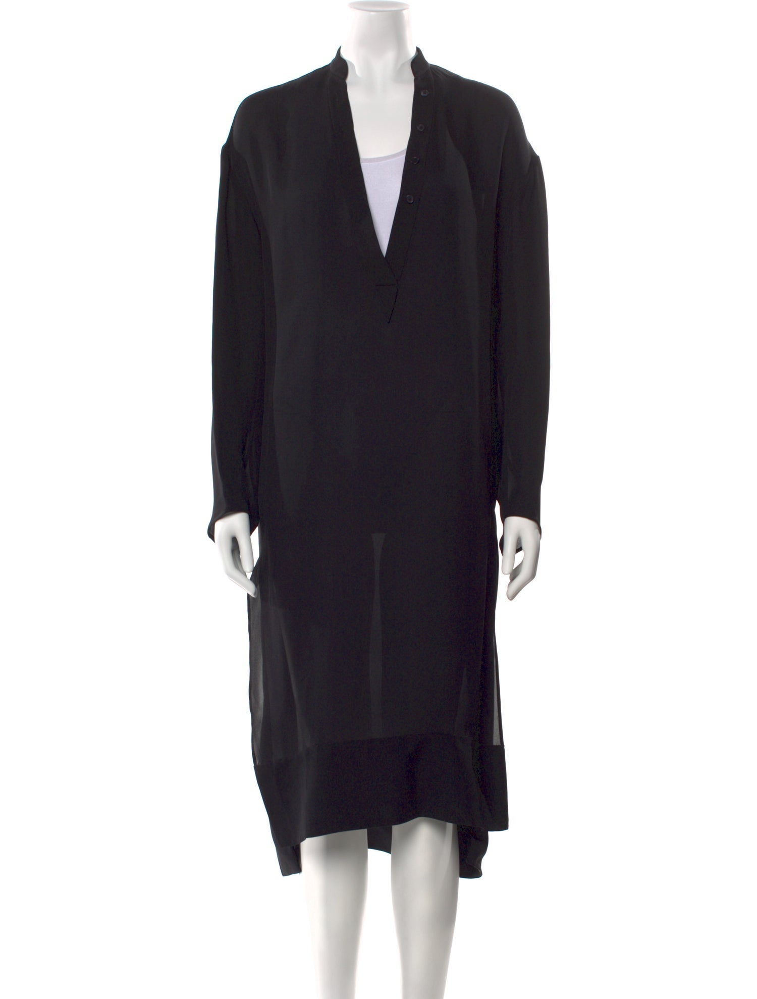 Khaite V-Neck Long Dress w/ Tags