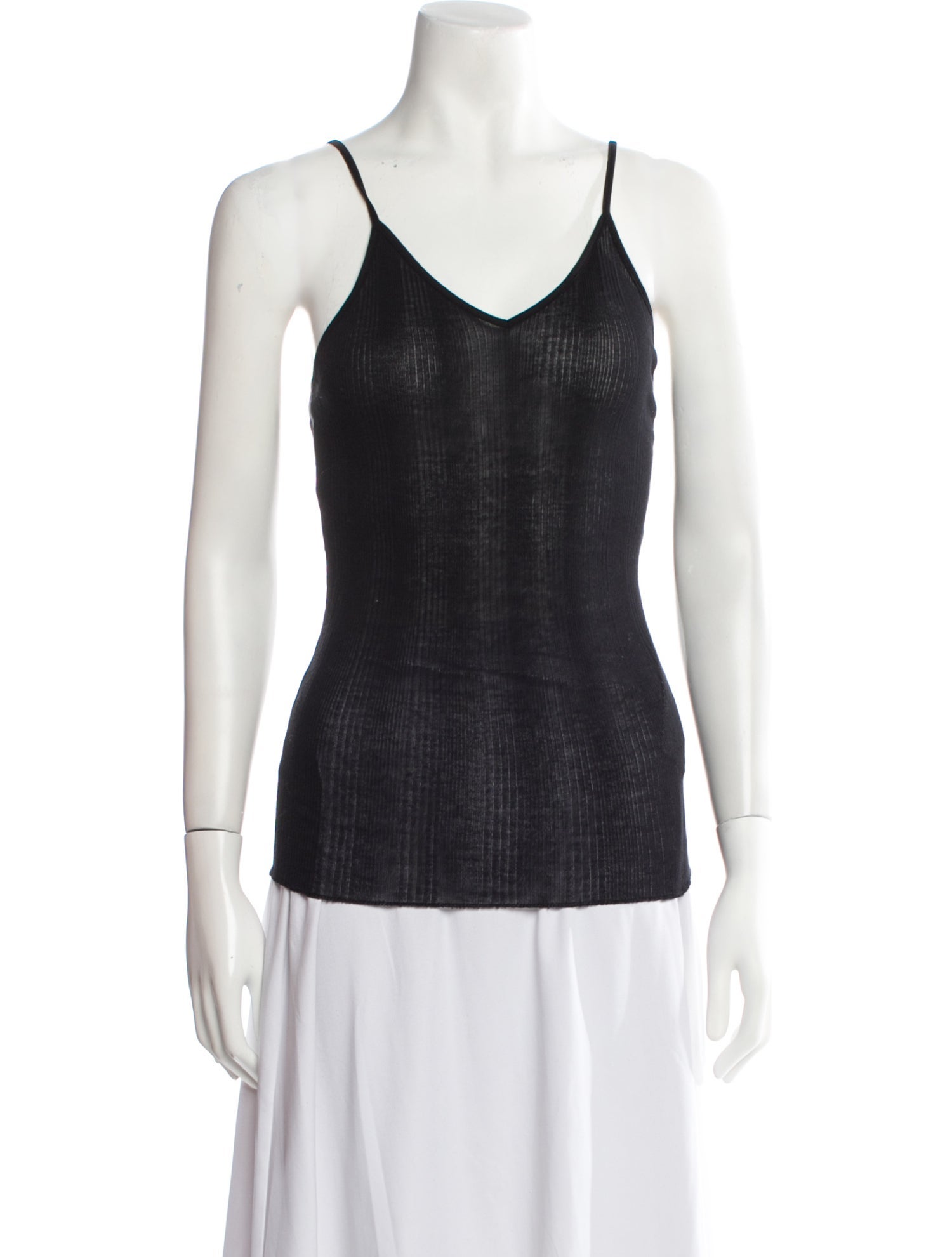 Khaite V-Neck Sleeveless Top