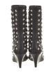 Khaite Leather Studded Accents Sock Boots