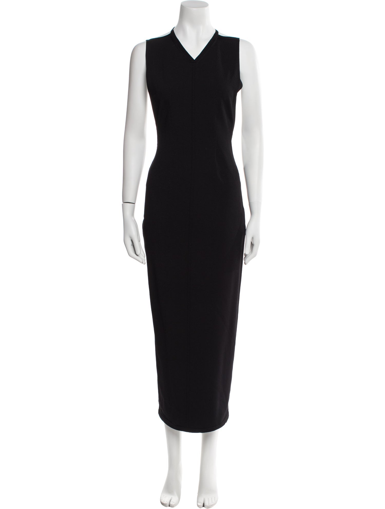 Khaite V-Neck Long Dress