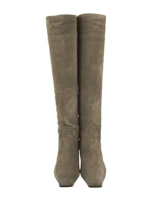 Khaite Suede Riding Boots