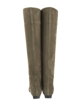 Khaite Suede Riding Boots