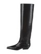 Khaite Patent Leather Riding Boots
