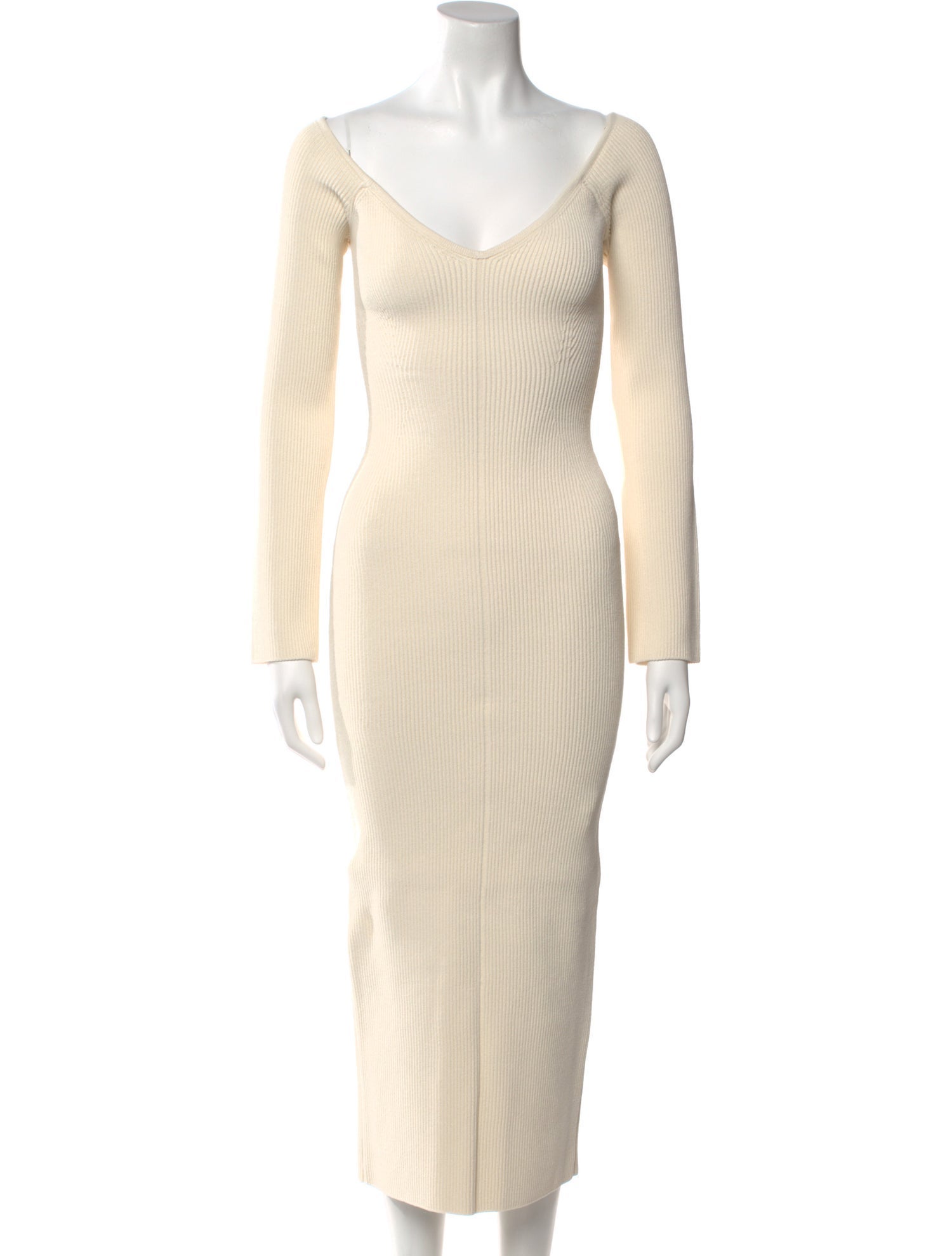 Khaite V-Neck Long Dress w/ Tags