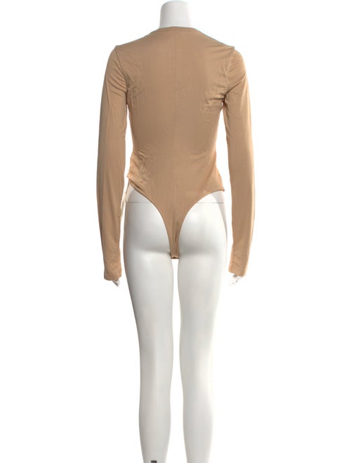 Khaite Mock Neck Long Sleeve Bodysuit