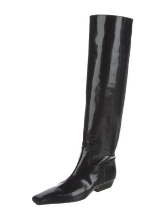 Khaite Leather Riding Boots
