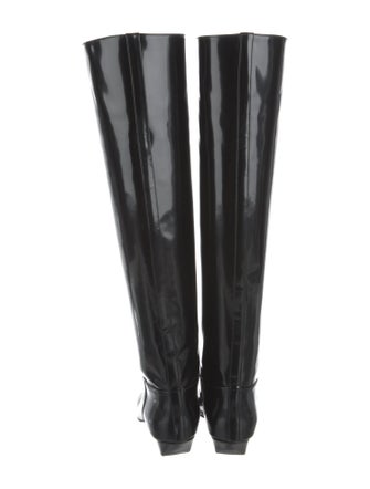 Khaite Leather Riding Boots