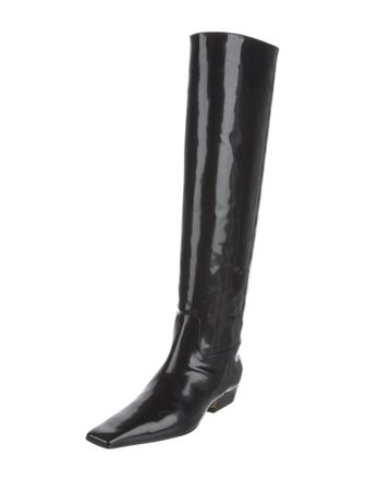 Khaite Leather Riding Boots