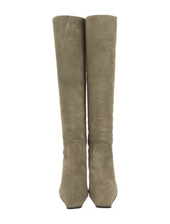 Khaite Suede Riding Boots