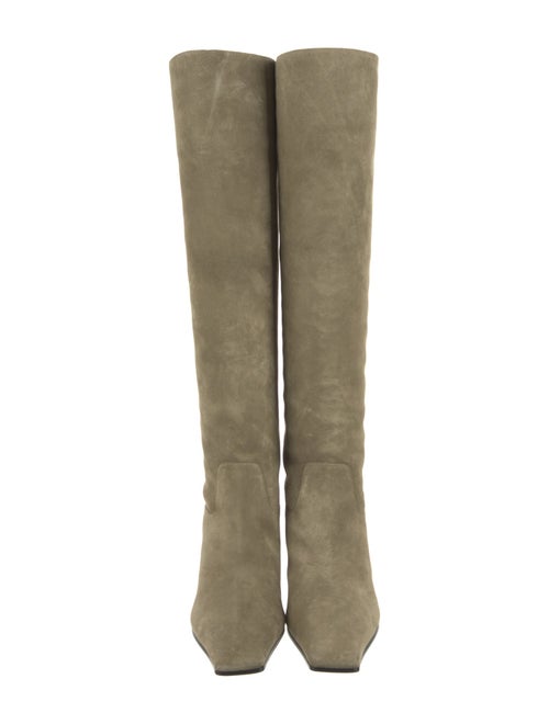 Khaite Suede Riding Boots