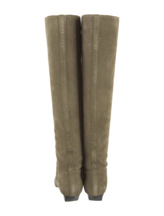 Khaite Suede Riding Boots