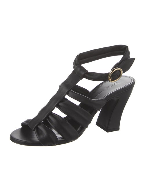 Khaite Leather Slingback Sandals