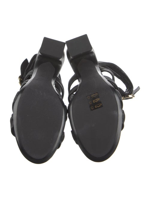 Khaite Leather Slingback Sandals