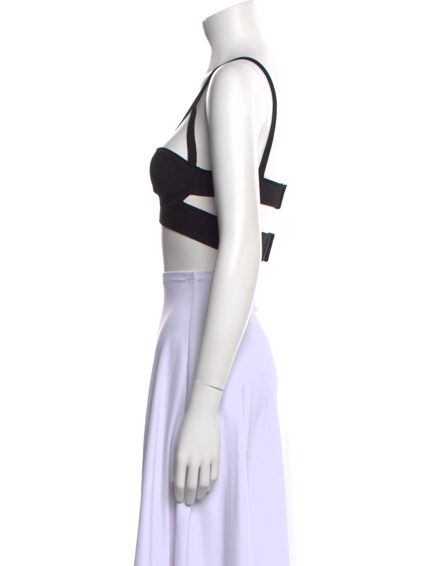 Khaite Strapless Crop Top