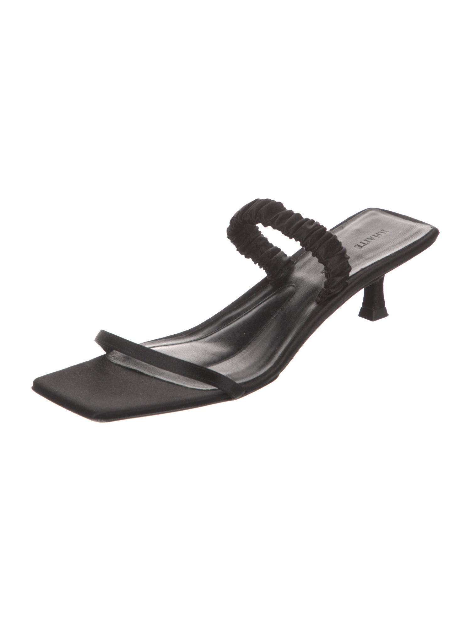 Khaite Satin Slides