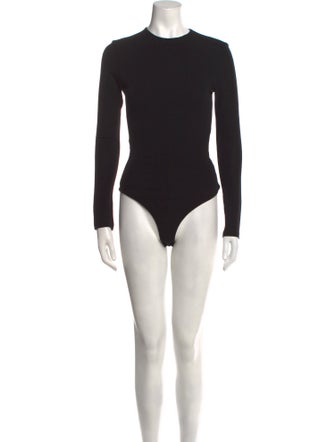 Khaite Mock Neck Long Sleeve Bodysuit