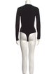Khaite Mock Neck Long Sleeve Bodysuit