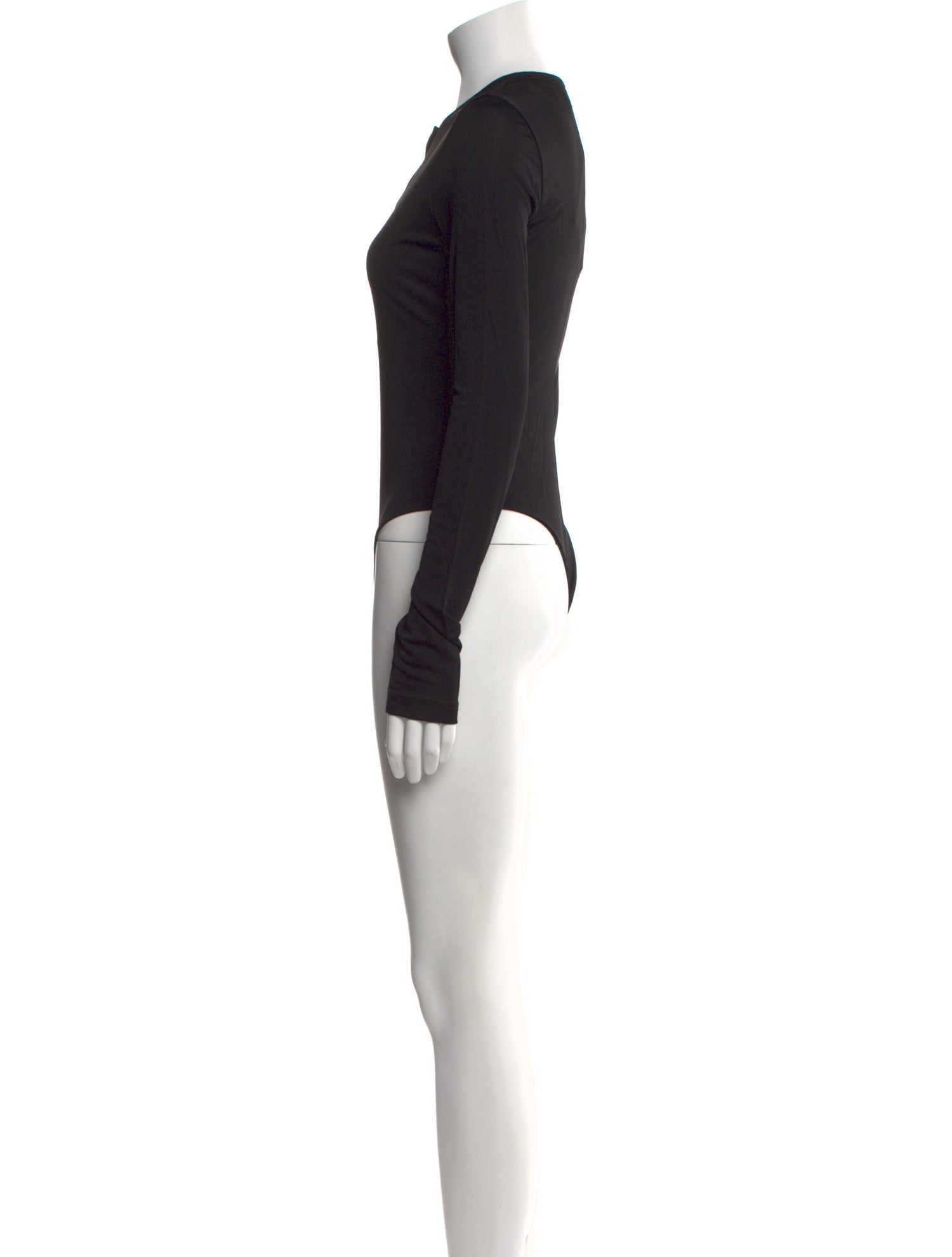 Khaite Mock Neck Long Sleeve Bodysuit