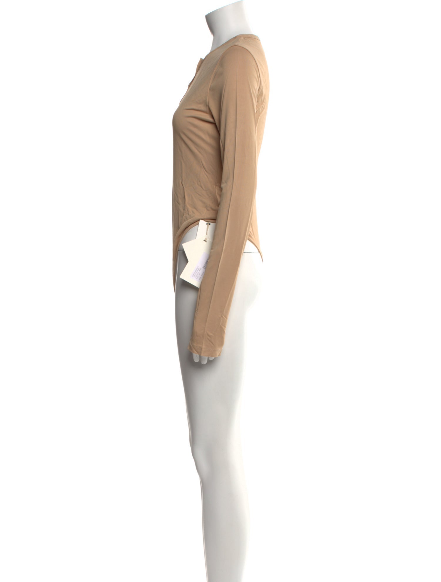 Khaite Mock Neck Long Sleeve Bodysuit
