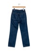 Khaite High-Rise Straight Leg Jeans